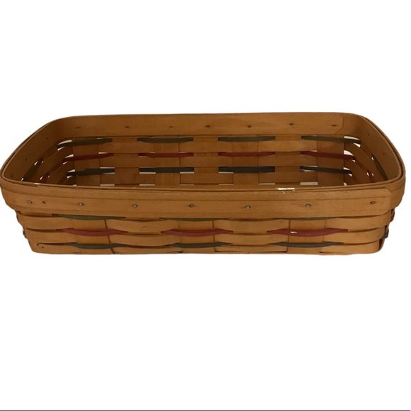 Longaberger Accents Longaberger Rectangle Handwoven Basket Poshmark